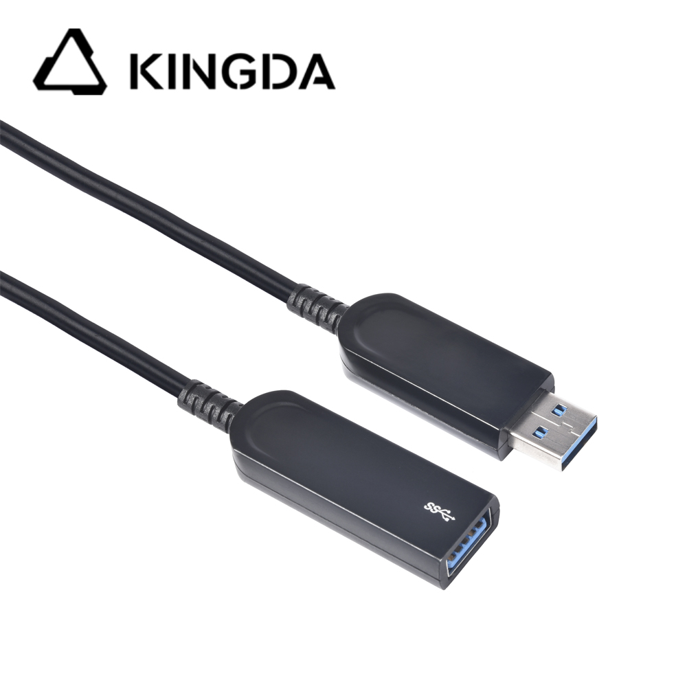 USB3.1 A male to female fiber optical cable